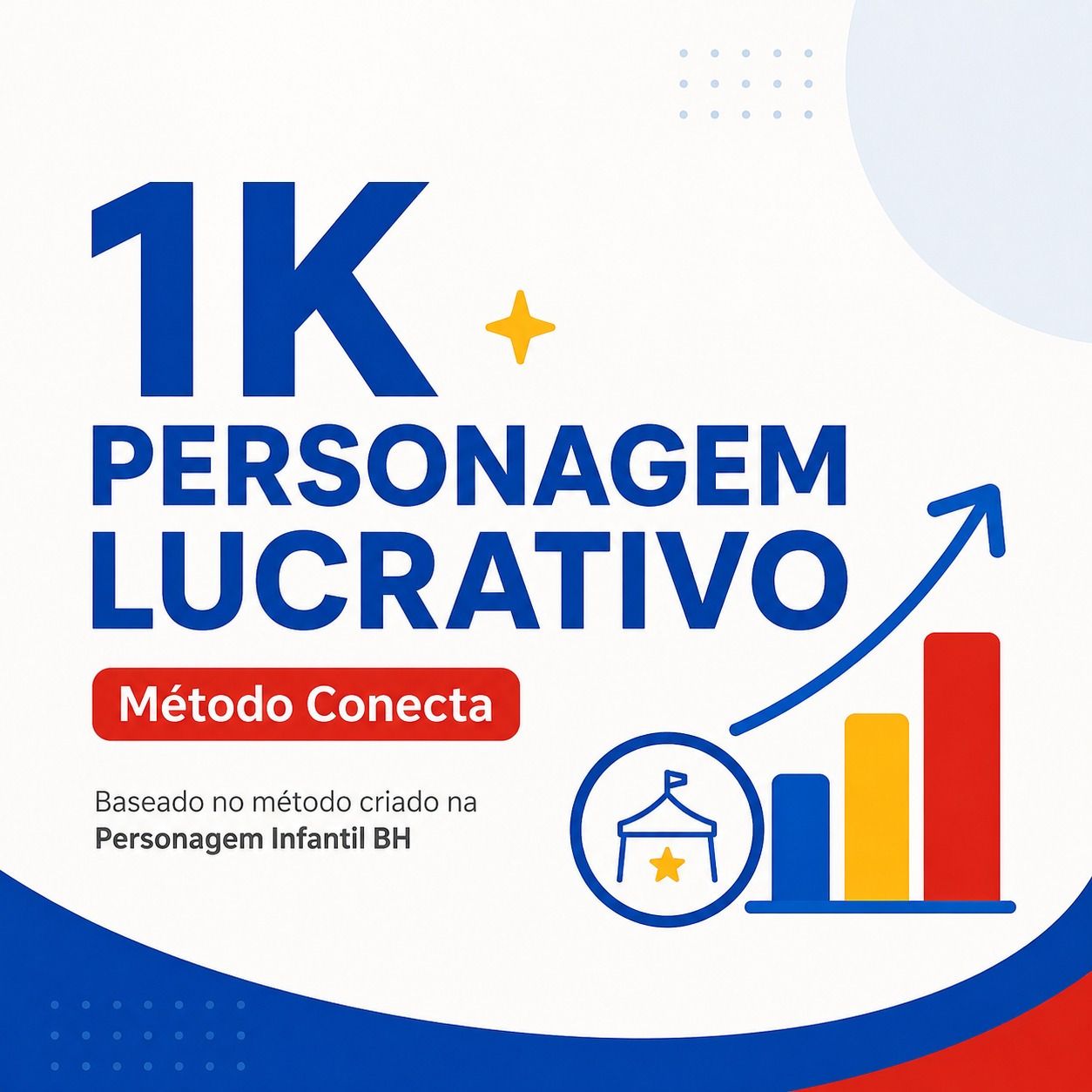 Capa do e-book 1k Personagem Lucrativo Método Conecta